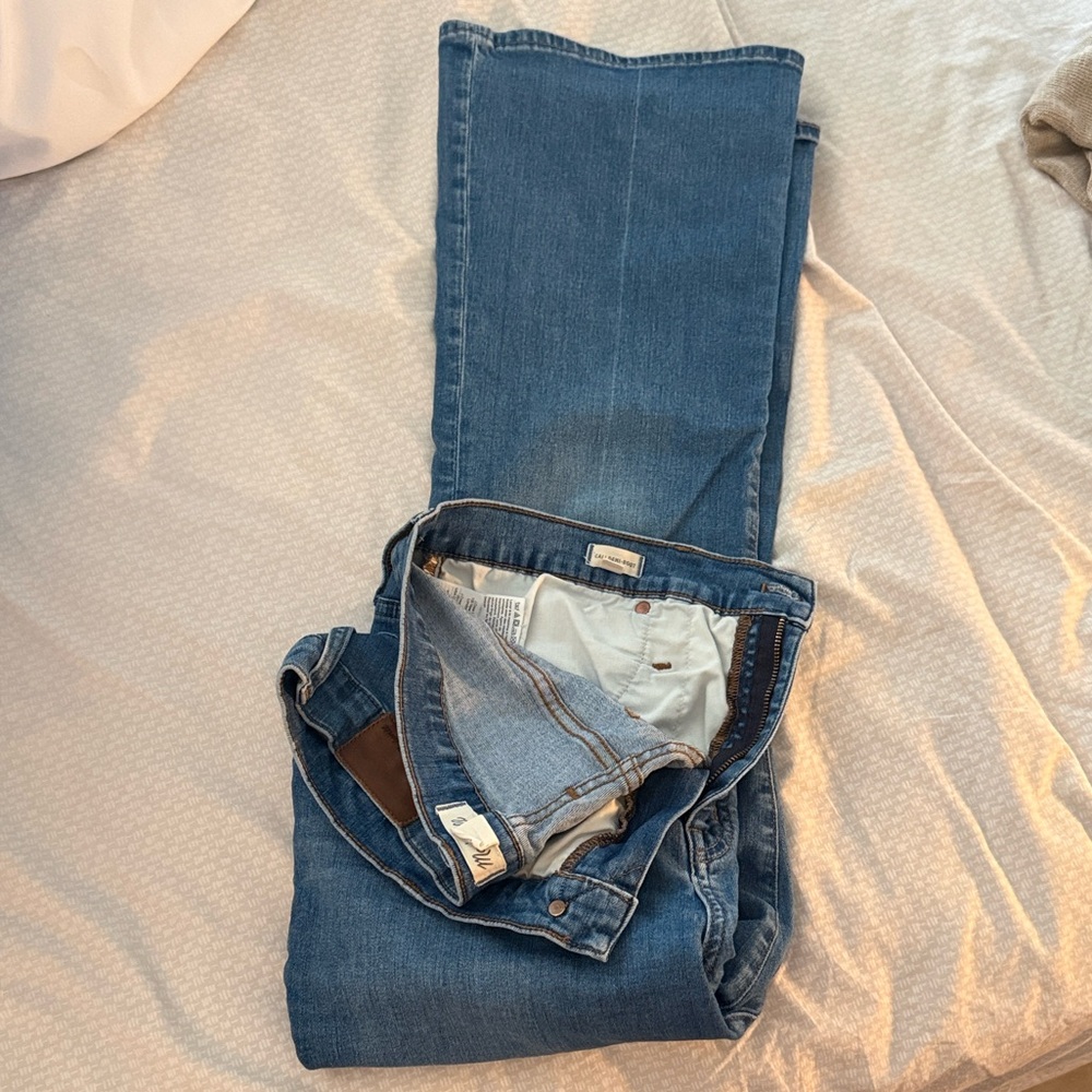 Madewell Straight Leg Medium Blue Denim Jeans